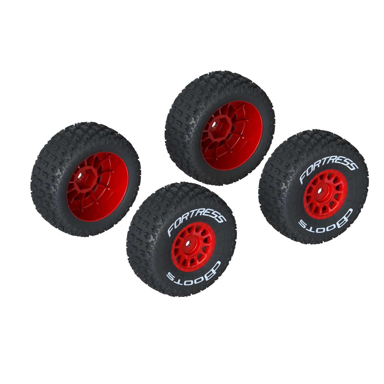 dBoots Hoons 53/107 2.9 Neumáticos con cinturón premontados, blanco, hexagonal de 17 mm, 5 radios (2)